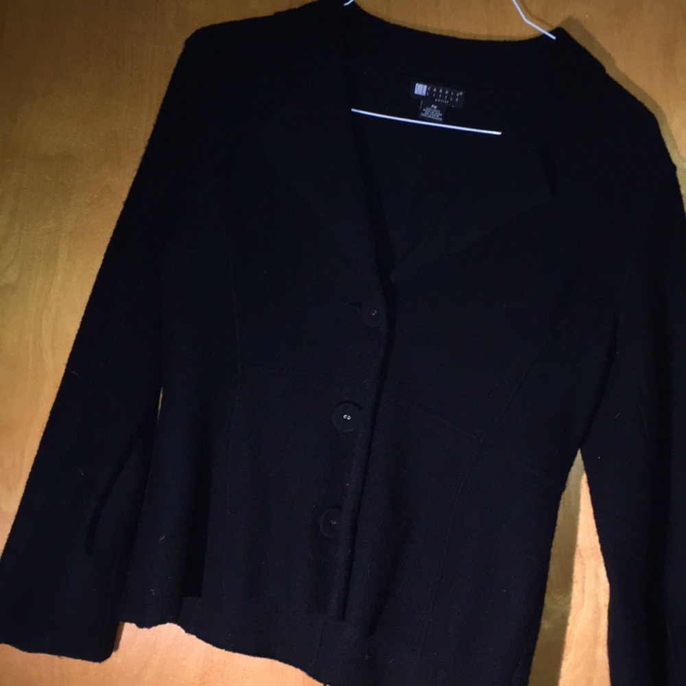 Washed wool jacket